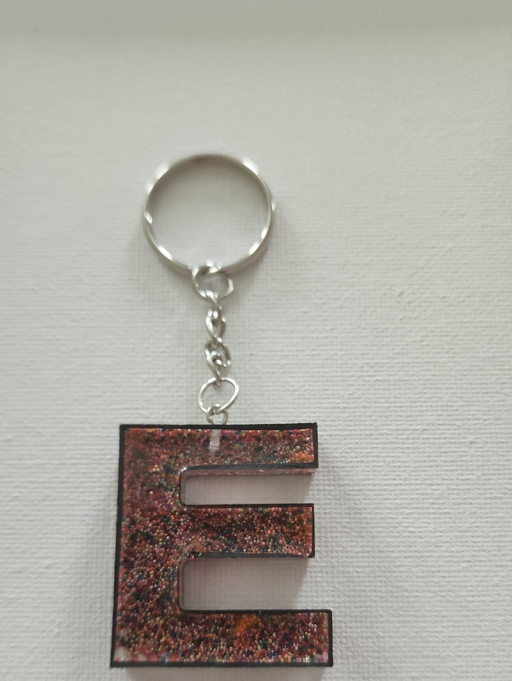 Letter 'E' keychain